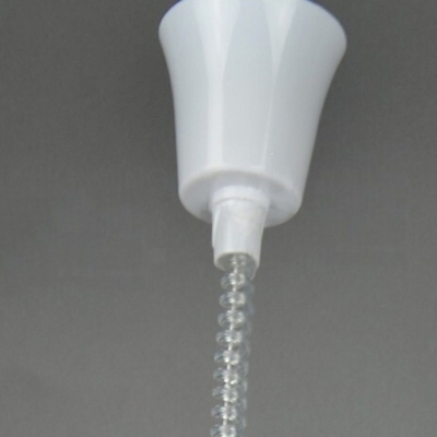 Industrial Extendable Hanging Lamp with Extendable Chain In Dome Shape, Multi Color Single Light