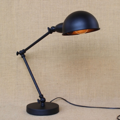 Adjustable Metal LED Desk/Table Lamp in Dark Bronze