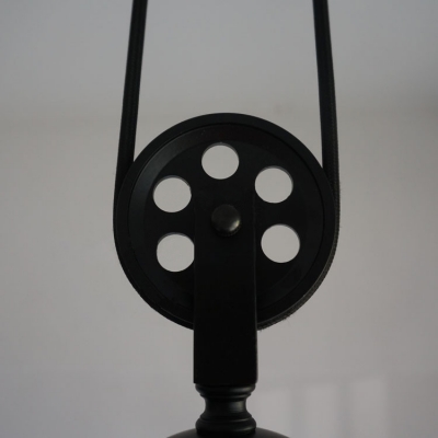 Industrial Extendable Multi Light Pendant in Black Finished, 3 Lights