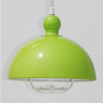Industrial Extendable Hanging Lamp with Extendable Chain In Dome Shape, Multi Color Options