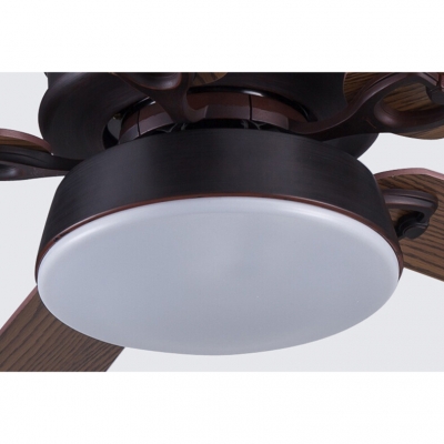 Industrial Fan Semi Flush Ceiling Light Indoor Hanging Light, 2 Light