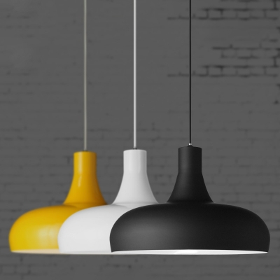 Industrial Pendant Light in Nordic Style with Dome Shade
