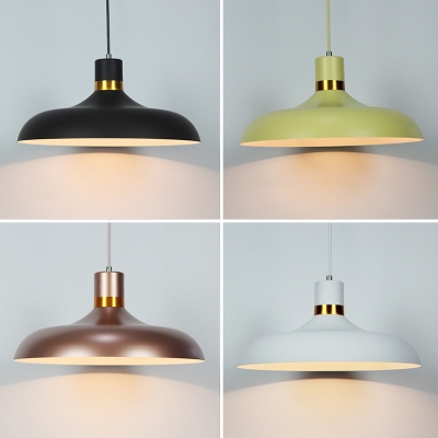 Vintage Pendant Light with 12.6''W Warehouse Metal Shade