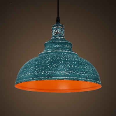 Industrial Pendant Light in Barn Style with 15.75''W Metal Shade