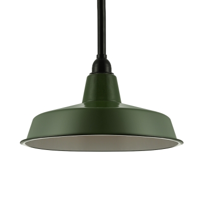 Industrial Pendant Light In Barn Style With 13 78 W Metal Shade