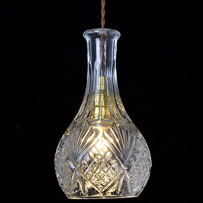 

Industrial Pendant Light with 5.12''W Glass Shade, HL454065