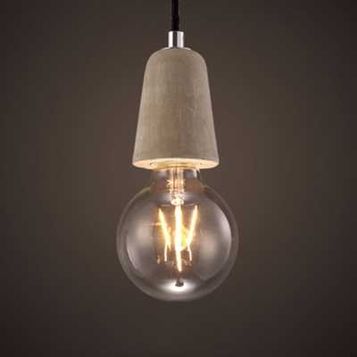 

Industrial Mini Ceiling Pendant Light in Cement Style,Grey, HL454213