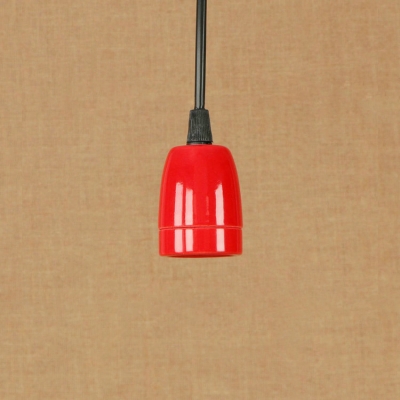 Industrial Mini Pendant Light in Bare Bulb Style