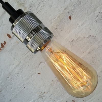 Industrial Mini Ceiling Pendant Light in Bare Bulb Style