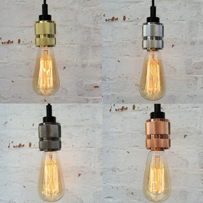 Industrial Mini Ceiling Pendant Light in Bare Bulb Style