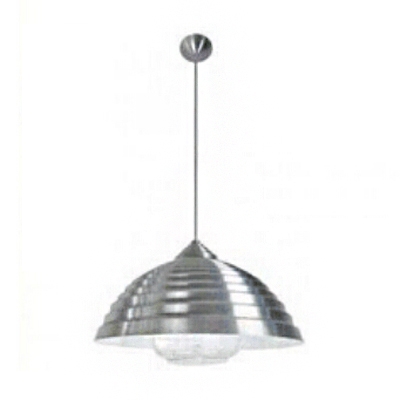 

Industrial 15.6''W Pendant Light with Metal Shade in Nickle, HL463762