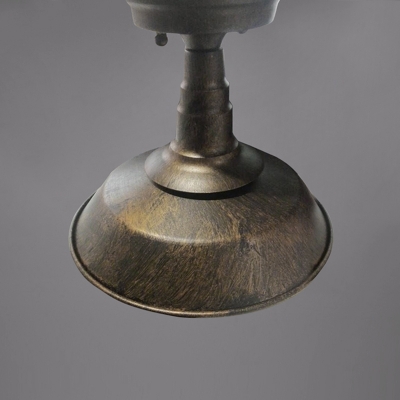 

Antique Bronze Barn Semi Flush Mount Light in Industrial Style for Farmhouse Barn Kitchen, HL421232