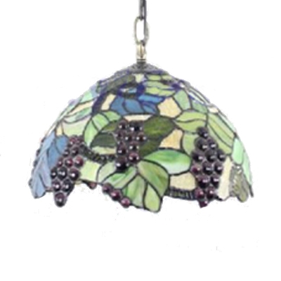 Fruit Dome Shaped Tiffany Art Glass Shade 12