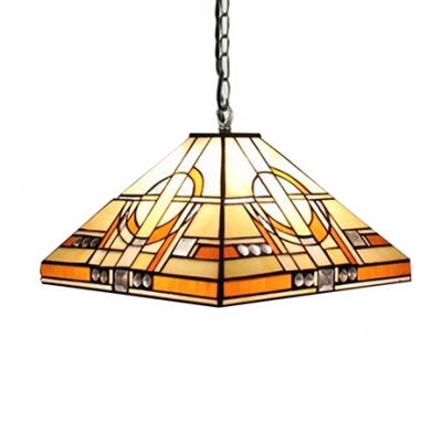 Tiffany-Style Mission Ceiling Pendant 12