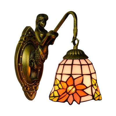 Brass Mermaid Lamp Base Tiffany Loft 10.2