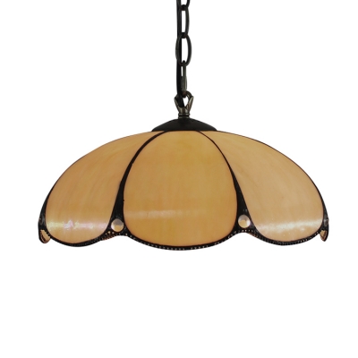 Simple Lotus Shaped Pendant Light with 12