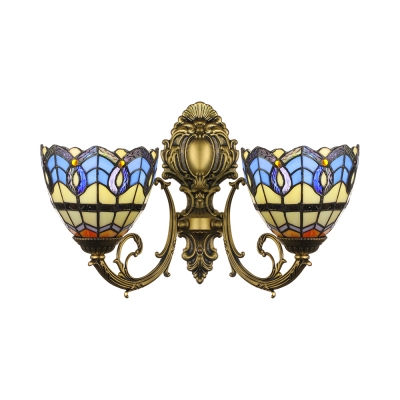 Tiffany Wall Sconce Baroque Style with 16
