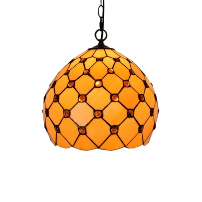 Simple Pendant Light with Tiffany Style 12