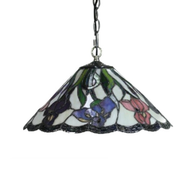 Multicolored Loft 2-Light Ceiling Light with 16