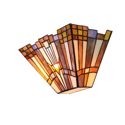 Tiffany Style Mission Design 1-light Wall Sconce