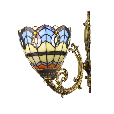 Tiffany Wall Sconce Baroque Style with 16