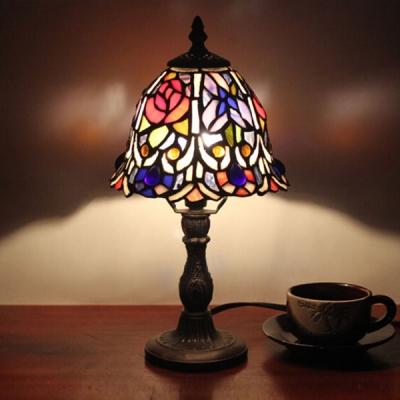 bell glass table lamp