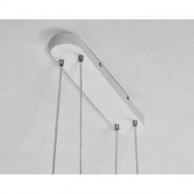 Blue Bar Shape Ceiling Pendant Lamp Modern Acrylic Suspended Light for Classroom Nursing Room