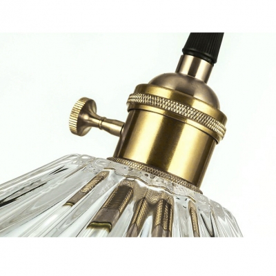 Industrial Decorative Pendant Light 9.84 Inches Width Ceiling Fixture for Cafe