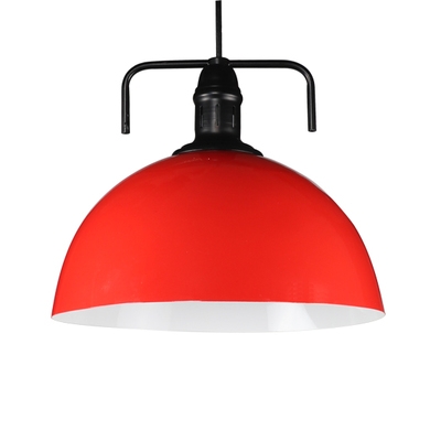 Contemporary Multicolor Single Head Pendant Light with Dome Shade 8 Colors for Choice