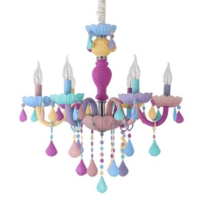 Modern Chandelier Lighting Crystal Ceiling Light Candle Small Chandelier Kid Chandelier