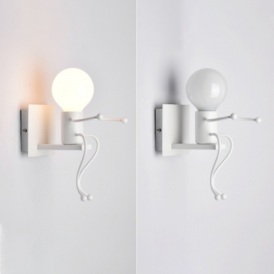 Nordic Style Metal Seesaw 2-Bulb Wall Light
