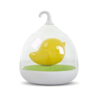 USB Chargeable lIittle Bird Kids Bedroom Night Light with Clear Glass Shade 4 Colors Available