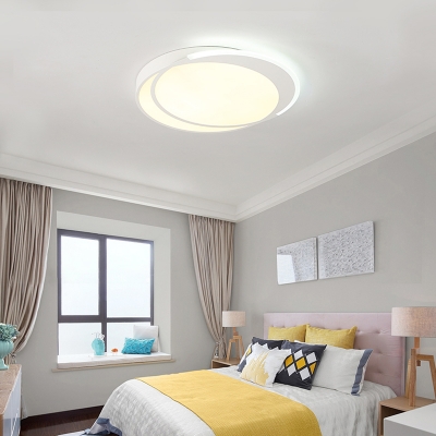 Creative Round Shape LED Mounted Ceiling Light for Bedroom/Living Room 