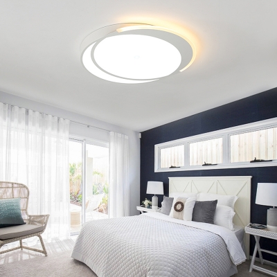 Creative Round Shape LED Mounted Ceiling Light for Bedroom/Living Room 