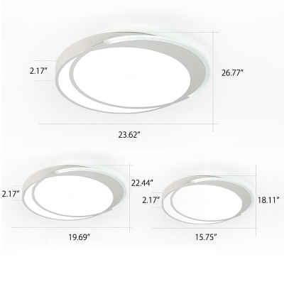 Creative Round Shape LED Mounted Ceiling Light for Bedroom/Living Room 