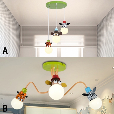 Giraffe ceiling light