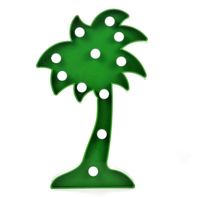 Green Cactus/Christmas Tree/Palm Tree LED Kids Night Light 3 Style for Option