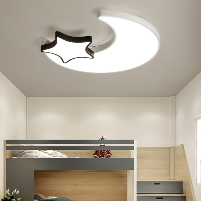 Fancy Acrylic Kids Room LED Ceiling Lamp Cloud/ Moon and Star Shape
