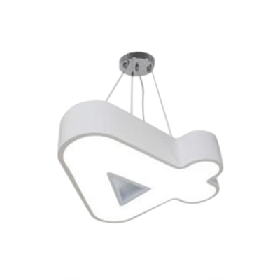 Acrylic Number Shade Hanging Light Modern Nordic Nursing Room Kindergarten LED Lighting Fixture