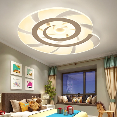 Snail-Shaped Acrylic LED Kids Room Ceiling Light