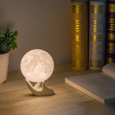 Bedroom Decorative Moon Light Dimmable Night Light 3D Effect