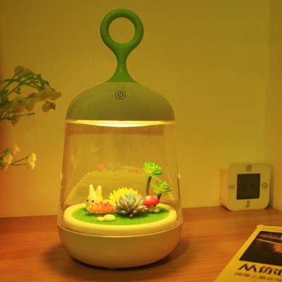 Rechargeable Plastic Color Changing Micro Botany LED Night Light 2 Styles for Option