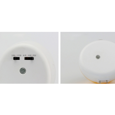 Plastic Light/Voice Control Remote Mini Night Light with Touch Sensor