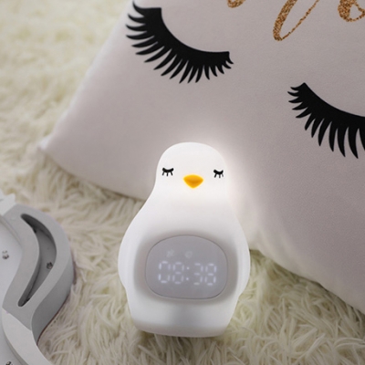 Sillicon Easy Touch Penguin Kids Led Nightlight Color Changing 