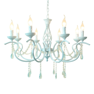 Contemporary Lighting 6/8 Light Kid Girls Ceiling Chandelier Crystal Tadpoles Chandelier Light