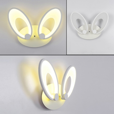 LED Kids Mini Wall Light with Cute Rabbit Ears