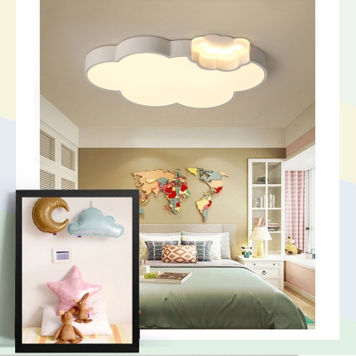 Quique Acrylic Kids Room LED Ceiling Lamp Cloud Shape