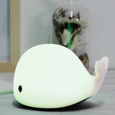 Lovely Animals Cat/Whale/Seal LED Night Light for Kids 5 Styles for Option USB Rechargeable