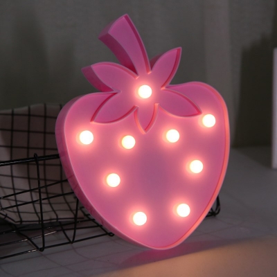 Lovely Led Mini Pineapple/Strawberry Girls Bedroom Night Light