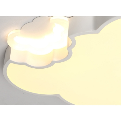 Quique Acrylic Kids Room LED Ceiling Lamp Cloud Shape